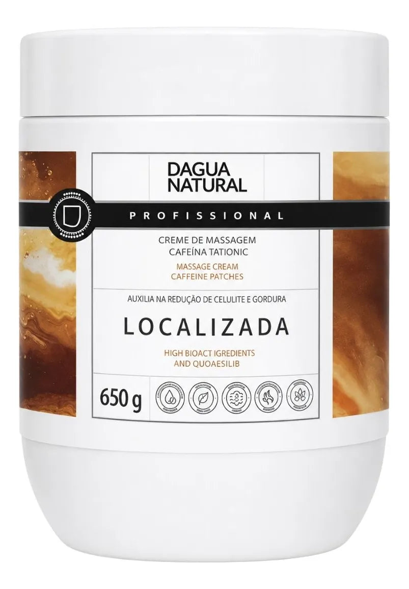 D'Agua Natural Creme para Corpo Massoterapia Cafeina 7 Ativos (650g) Oferta!